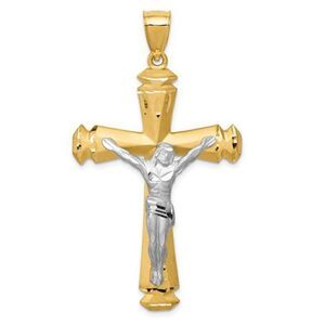 14k Gold Crucifix, new